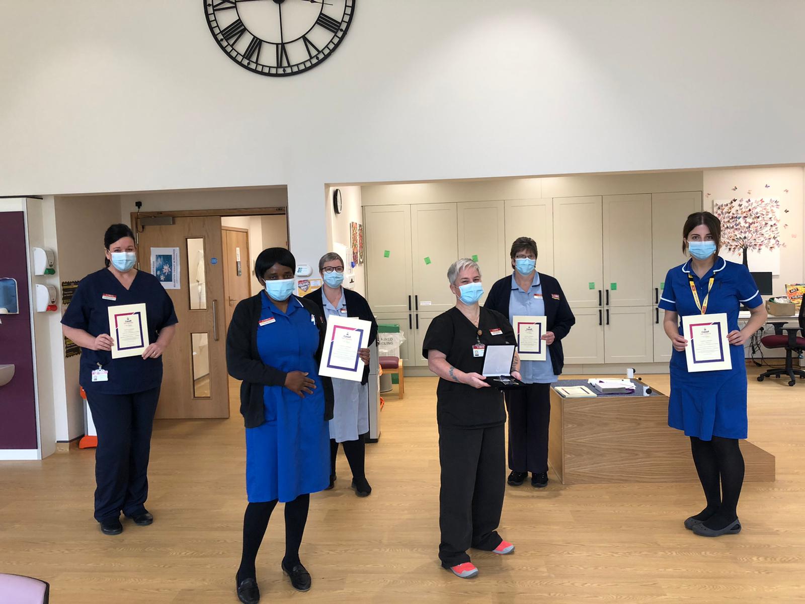 Team of nurses at Leicester hospice land major award