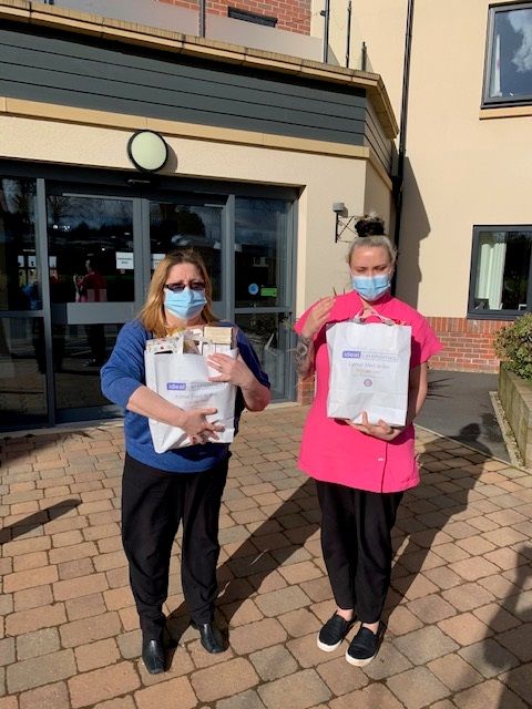 Care home donates stock to pandemic hit families across Leicester