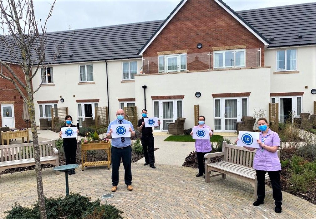 Tens across the board for Leicester care home