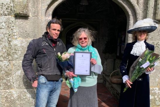 Ladock retiring church warden is latest High Sheriff Unsung Hero