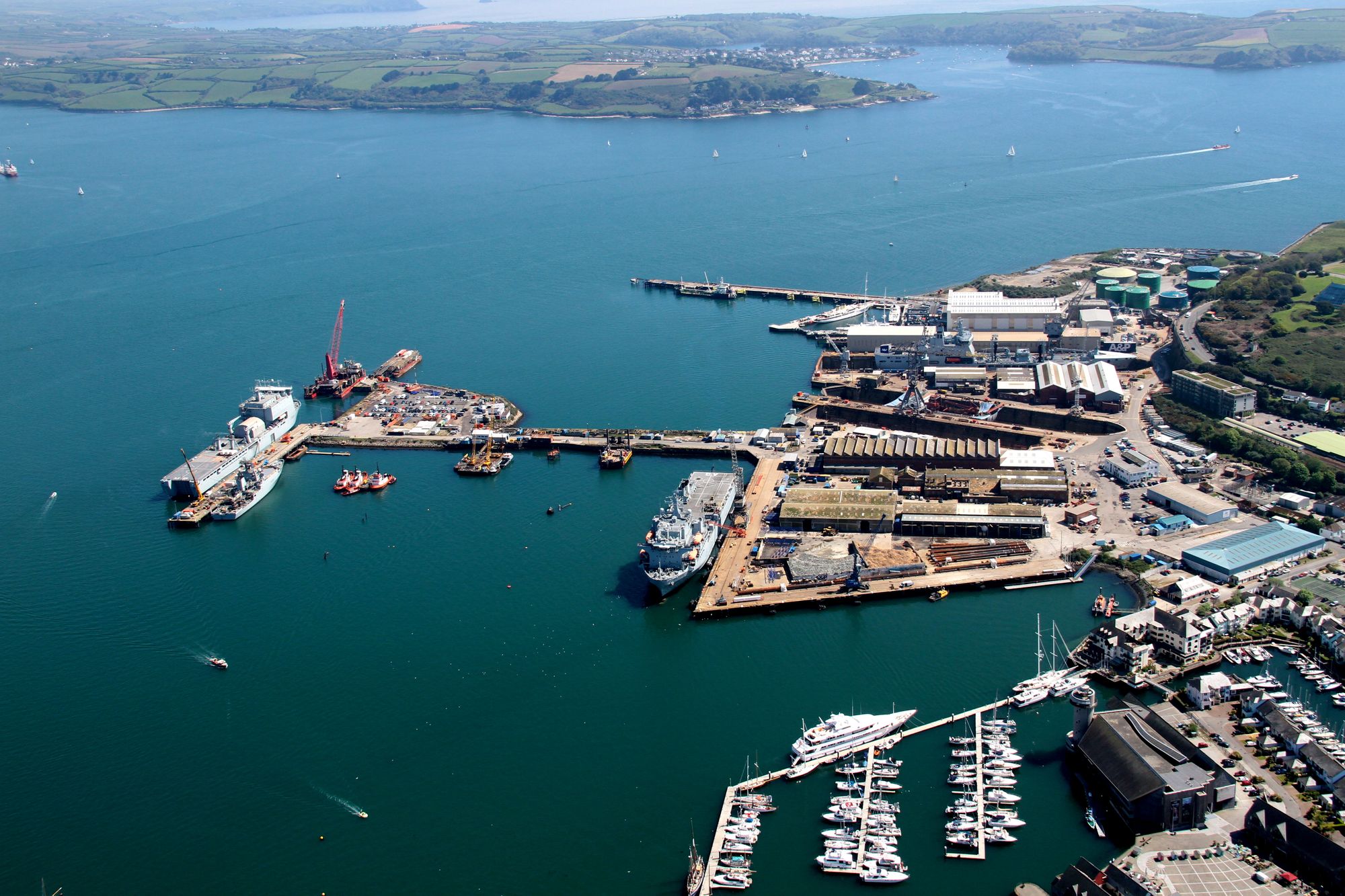 Ship repair specialist A&P Falmouth so busy its docks had several ships at once