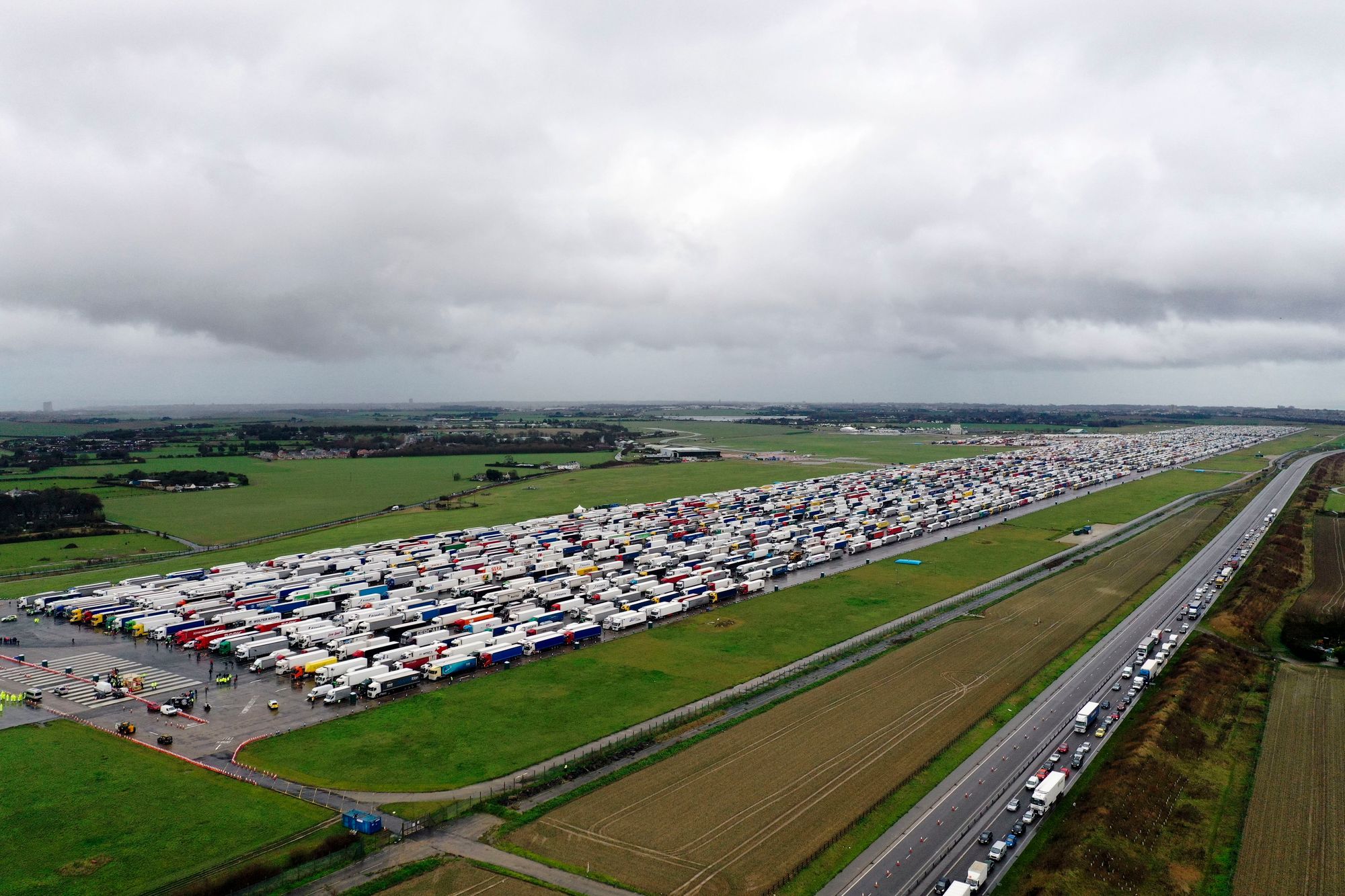 Manston Airport post-Brexit lorry park will be closed early