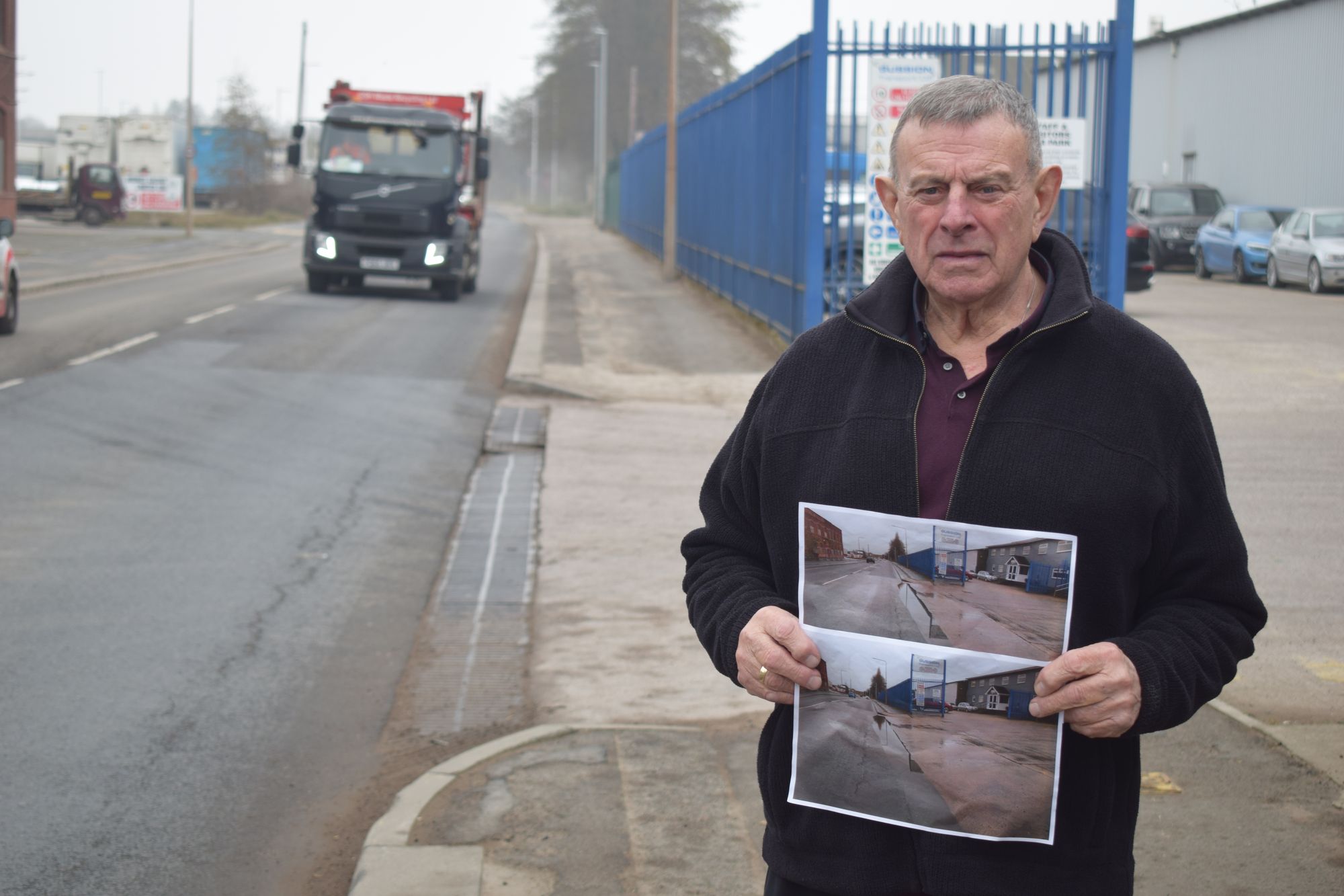 Collapsed drain blamed for damaging wagons and drenching pedestrians in Widnes