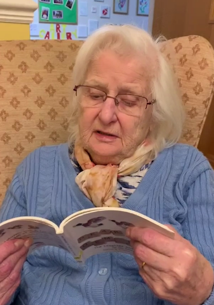 Care home residents highlight importance of reading whilst raising awareness of dementia