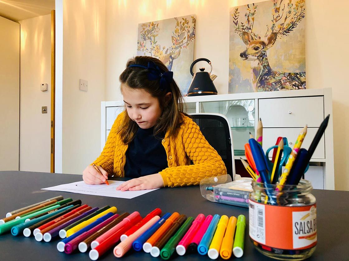 Children in Canary Wharf challenged to design their own face mask for charity