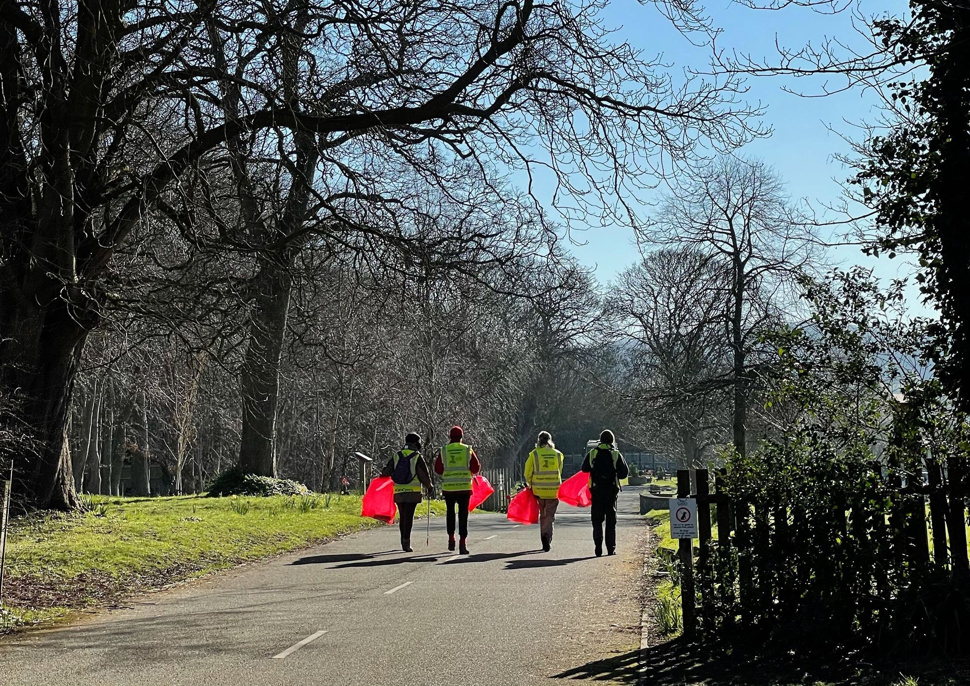 Conwy community groups join forces to complete socially distanced litter pick