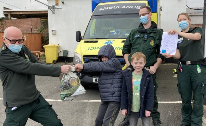 Jordan thanks his Paignton heroes with a lovely letter - and cake