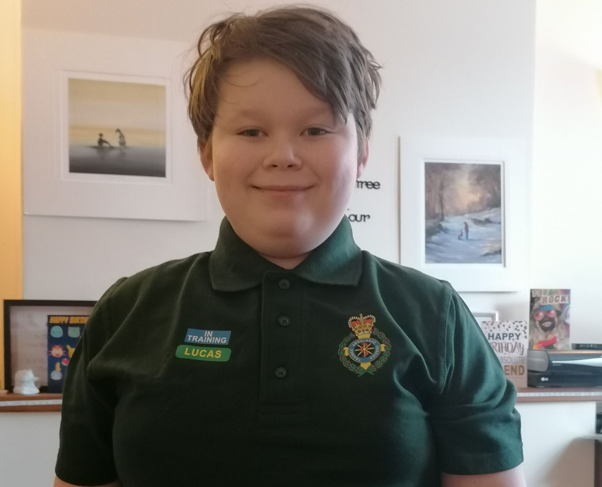 Aspiring young paramedic embarks on 310 mile fundraising mission