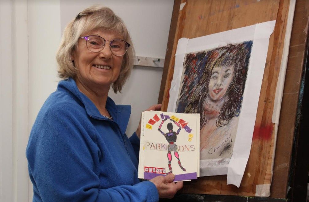 Bacup artist writing booklet on living with Parkinson's Disease