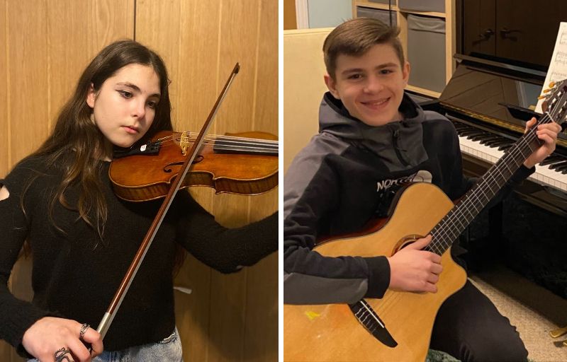 Felsted twins with 'exceptional' music talent celebrated