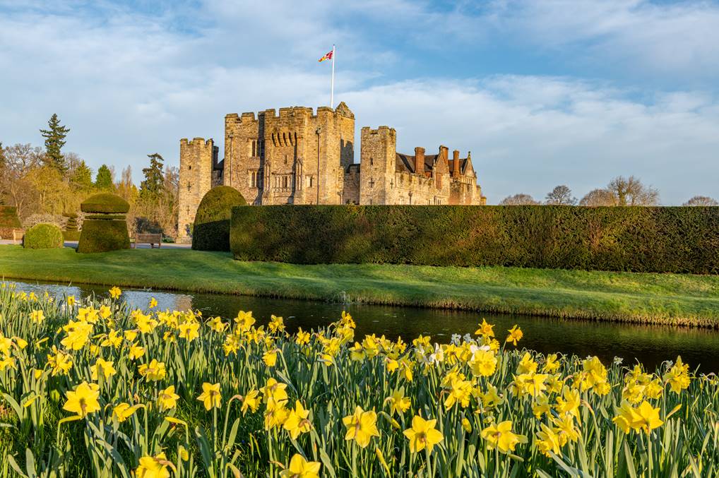Hever Castle in Kent welcomes the spring season