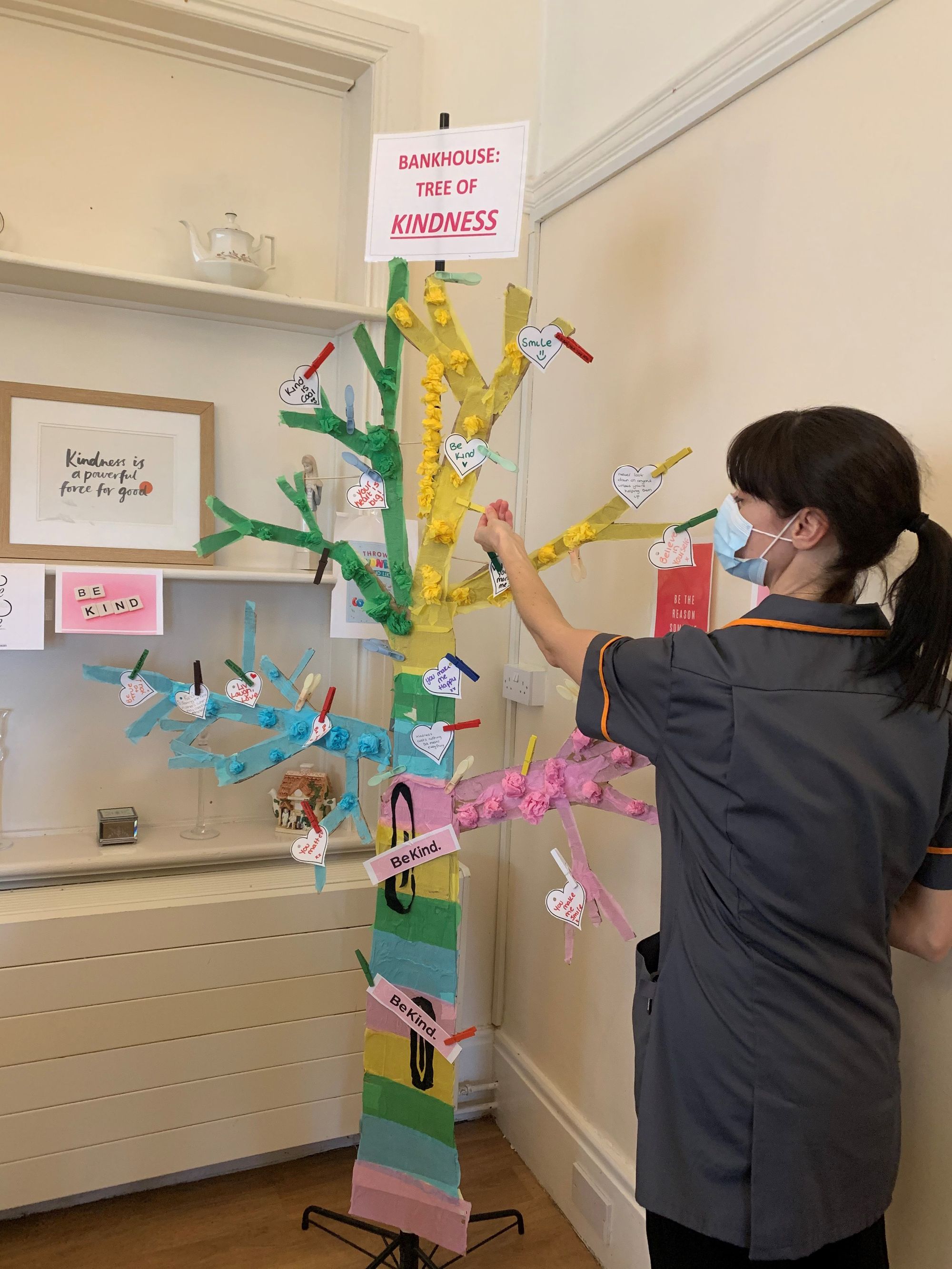 Lancashire care home residents make their own tree of kindness
