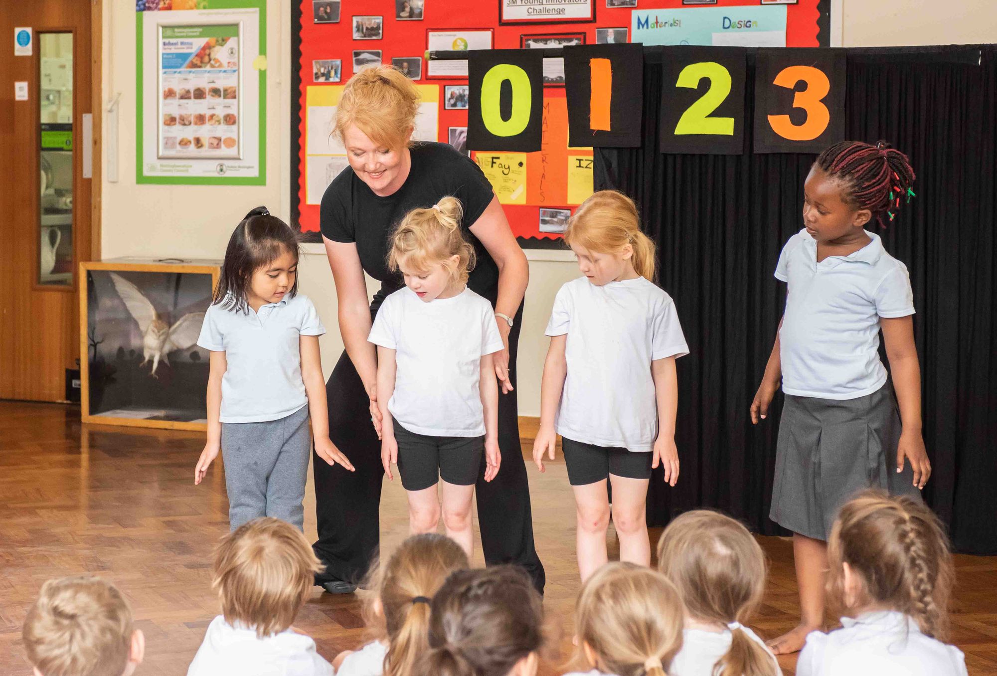 Nottinghamshire pupils work out while working out maths challenges