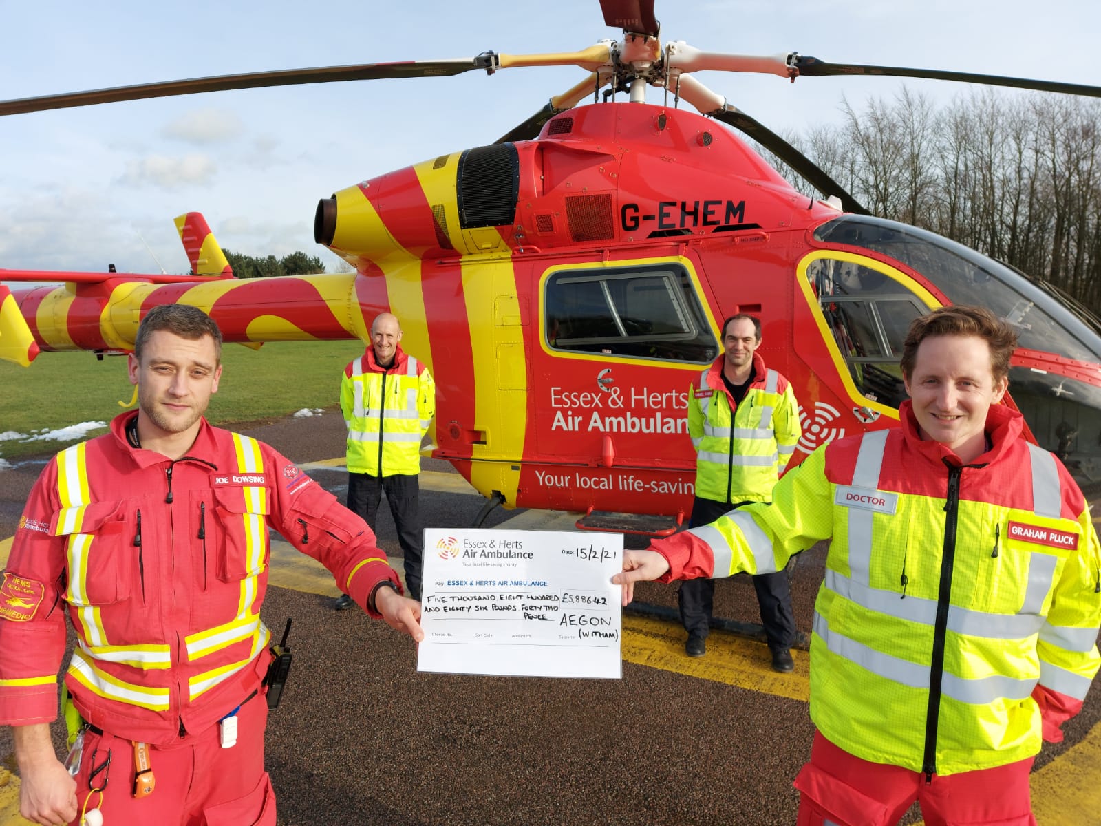 Aegon Witham branch raises more than £7,000 for two Essex charities