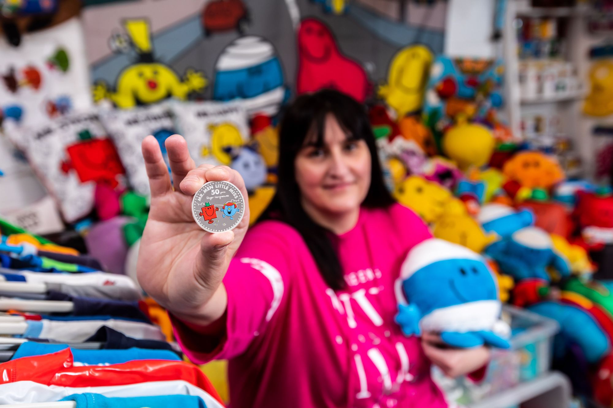 Mr Men superfan becomes first to own anniversary coin