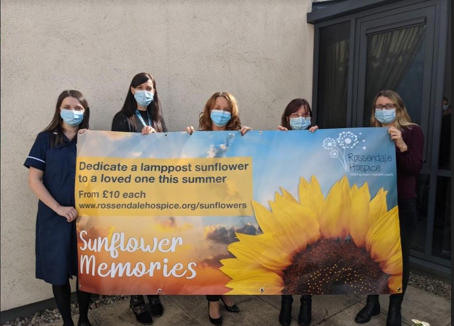 Sunflower street tributes return in memory of Rossendale's departed