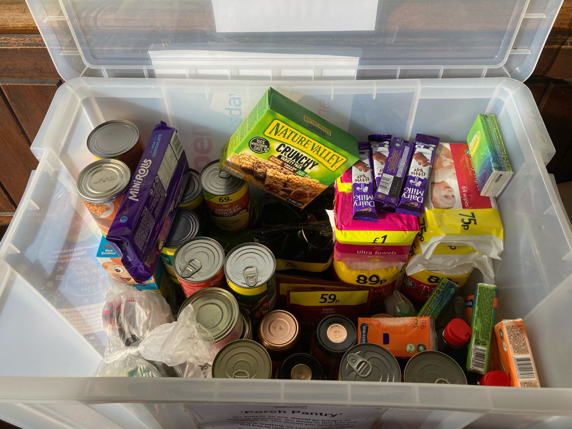 Porch Pantry providing food and essential items opens at Christ Chuch in Waltham Cross