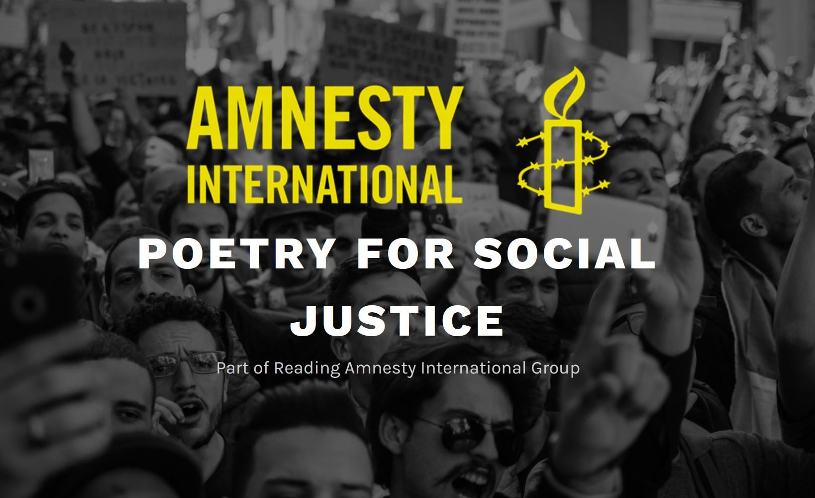 Reading Amnesty Group invite people to use their creativity and become a voice for injustice