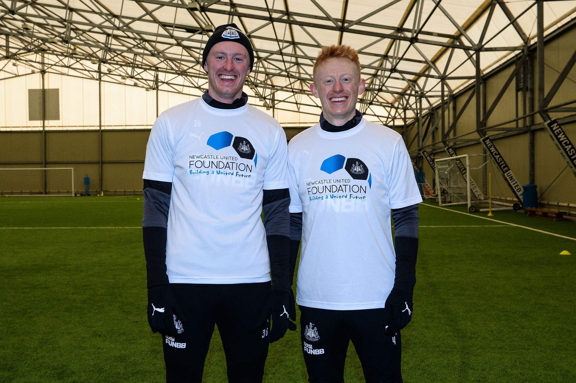 Newcastle United midfielder joins brother in becoming foundation ambassador