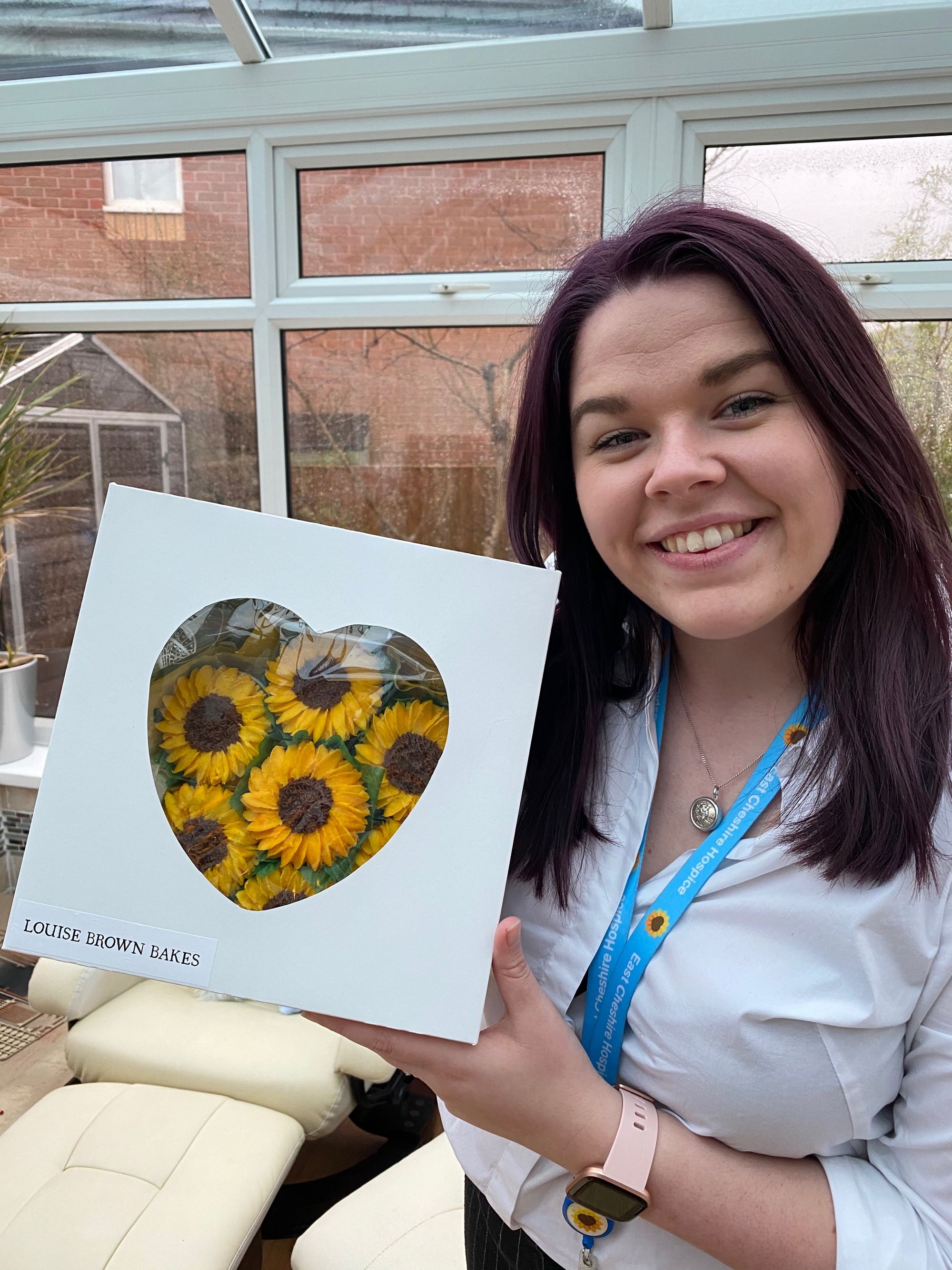 East Cheshire Hospice staff raffle features a bouquet of cupcakes