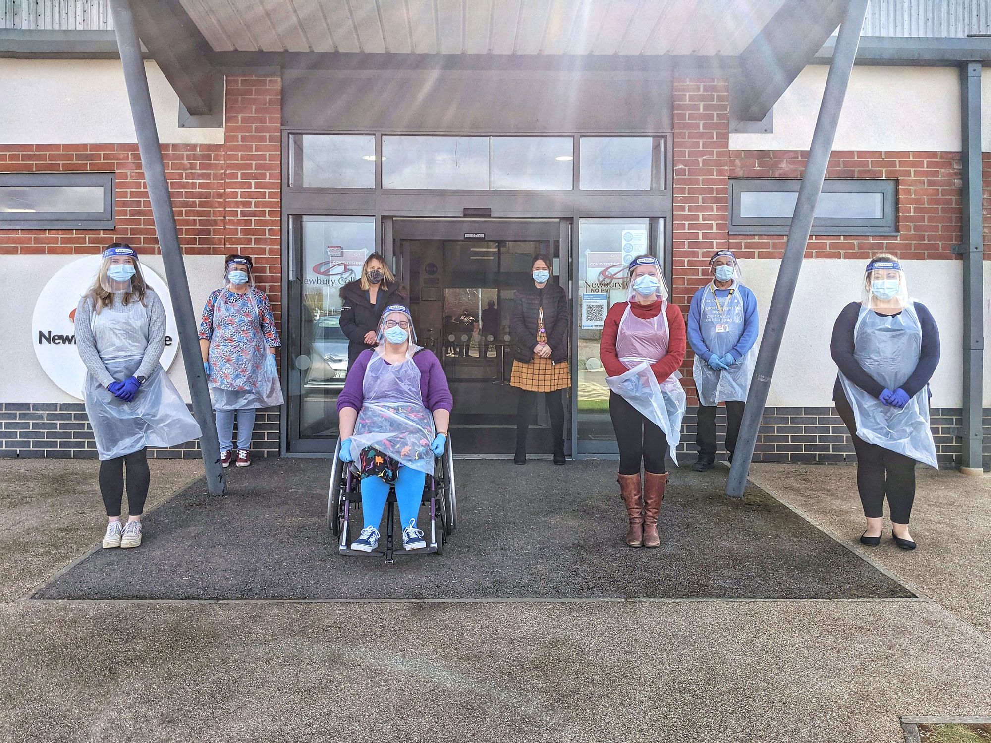 Newbury College thanks community as on-site learning resumes