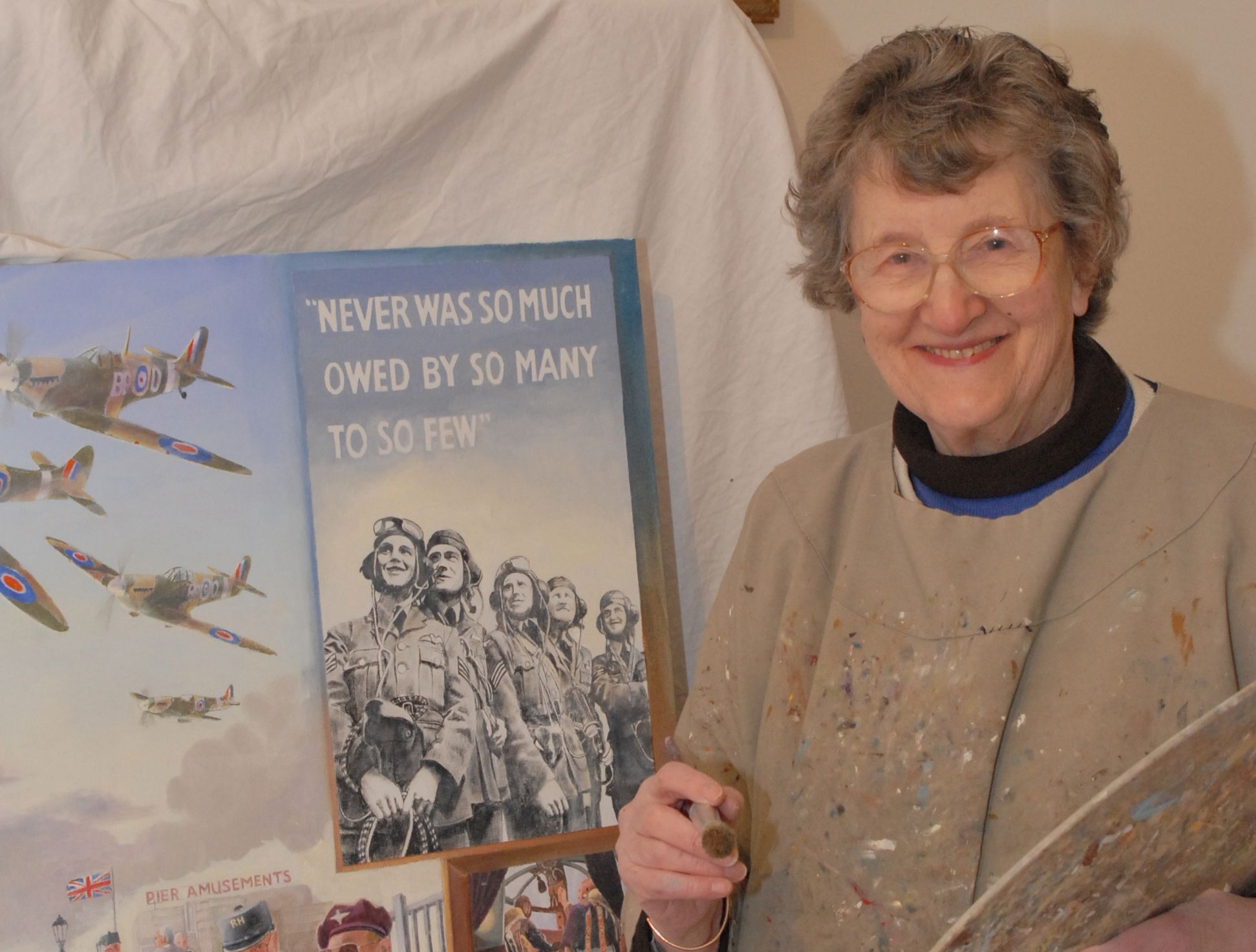 Portrait artist Rosa Branson MBE and The Taxi Charity