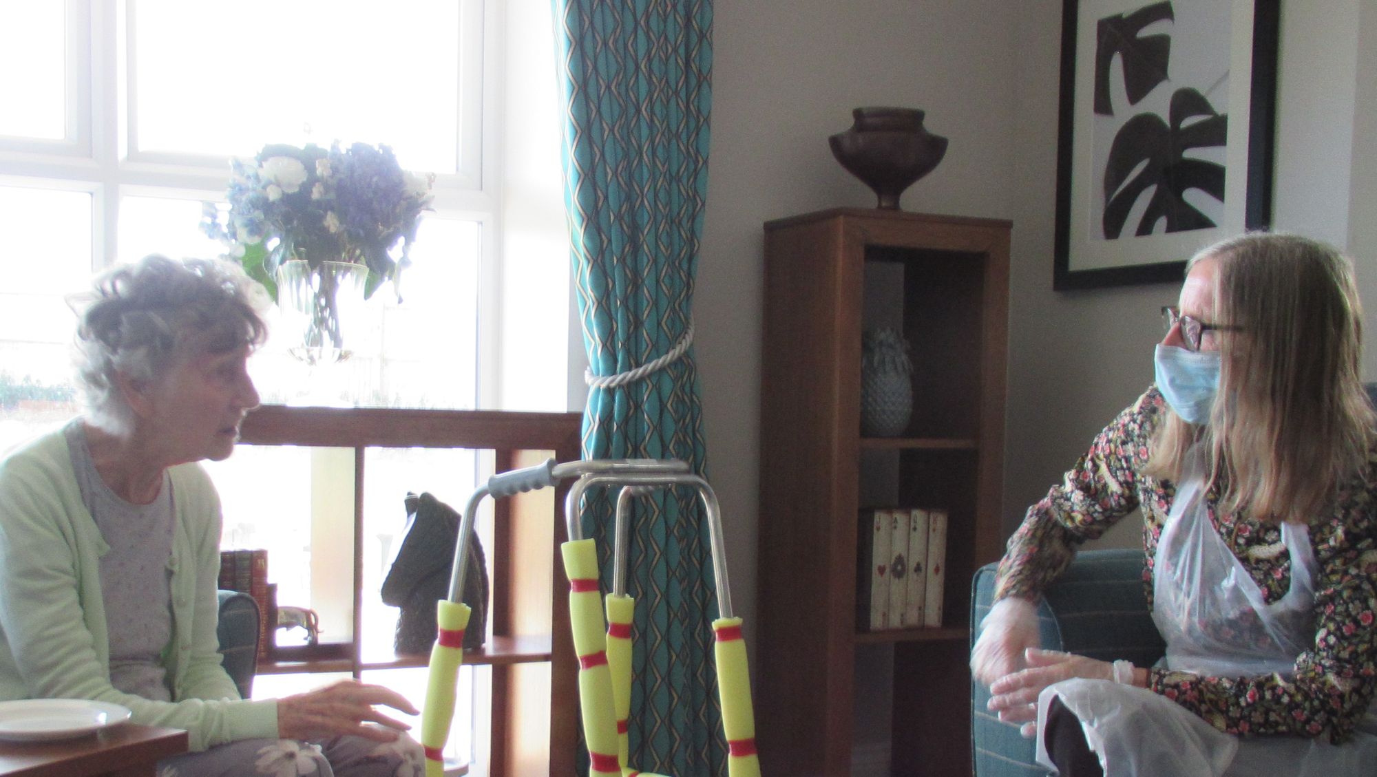 Residents at a Herne Bay care home had the best Mother's Day gift of a return to family visits