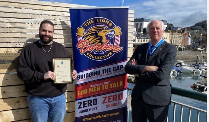 Double awards joy for Torquay mental health charity founder