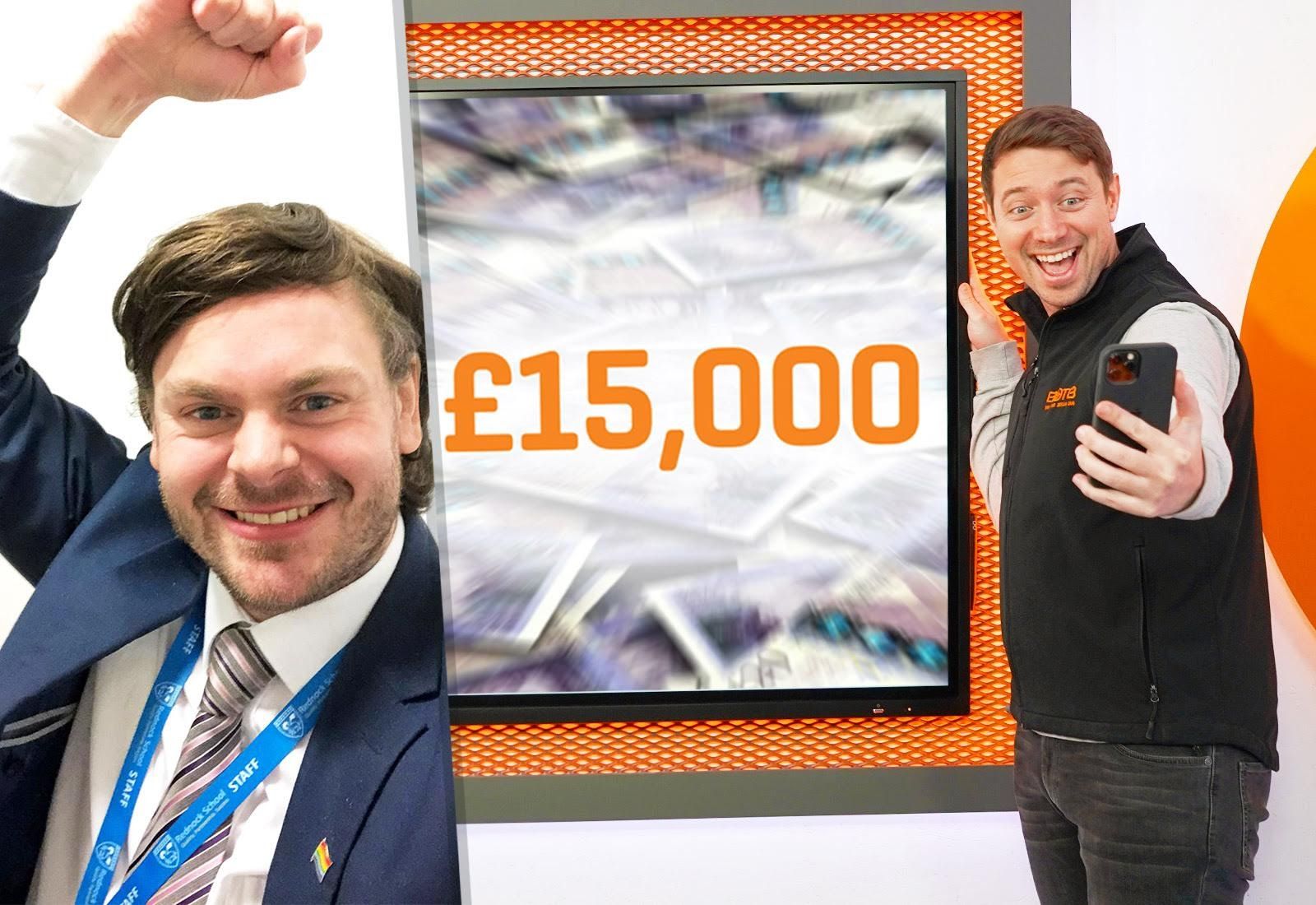 Bath school teacher wins £15,000 on a 75p competition ticket