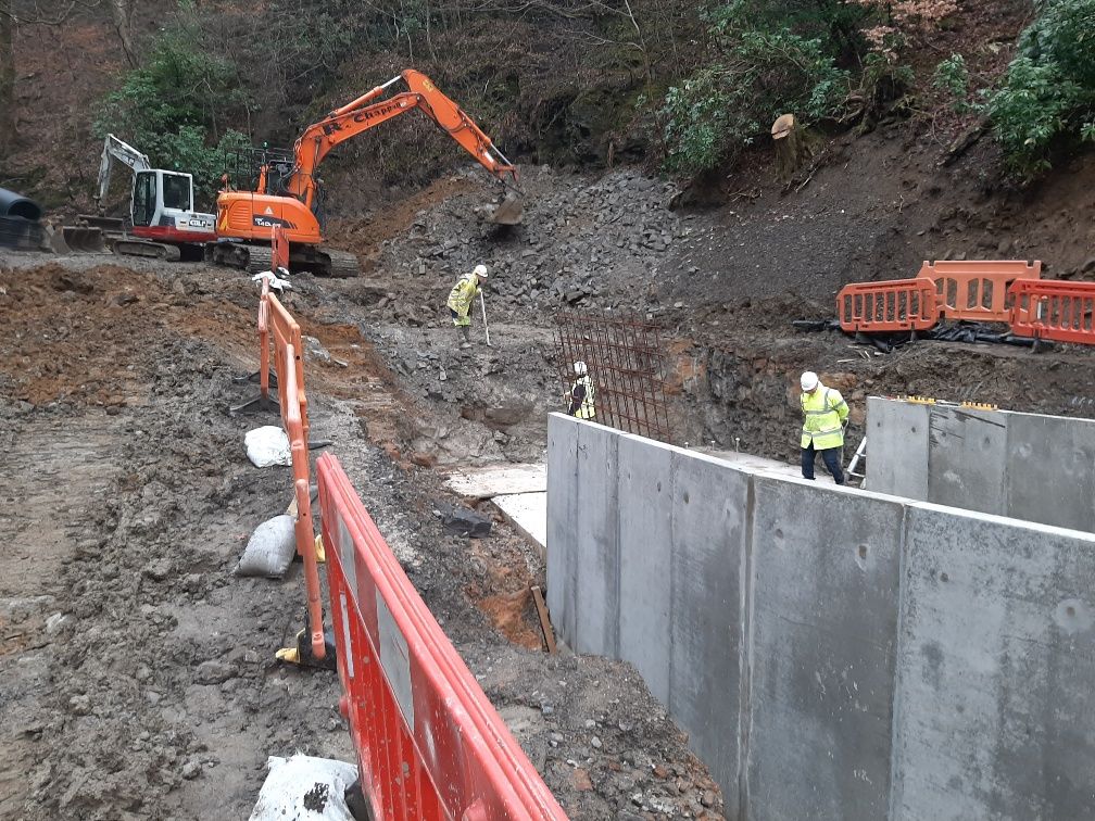 Flood risk management update in Pentre following Storm Dennis