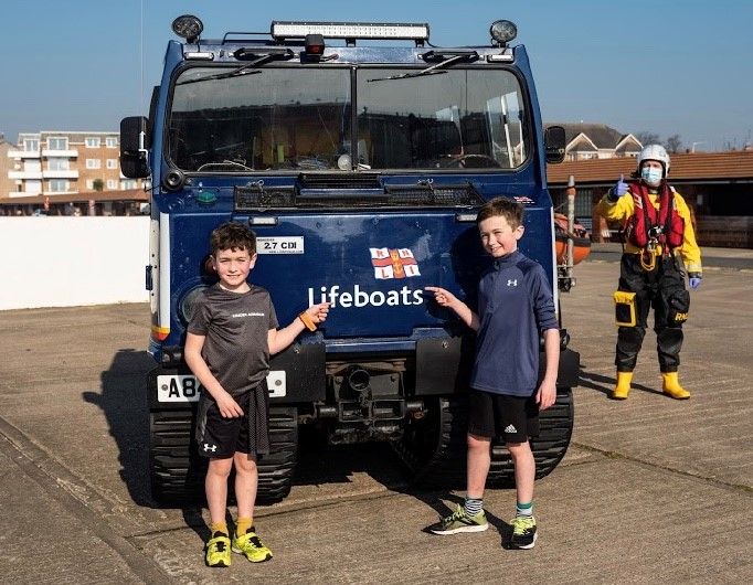 West Kirby brothers raise over £1,000 for local RNLI station