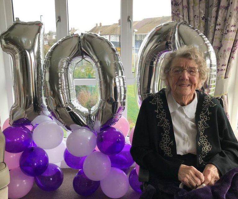 North Shields community comes together to celebrate resident's 100th birthday