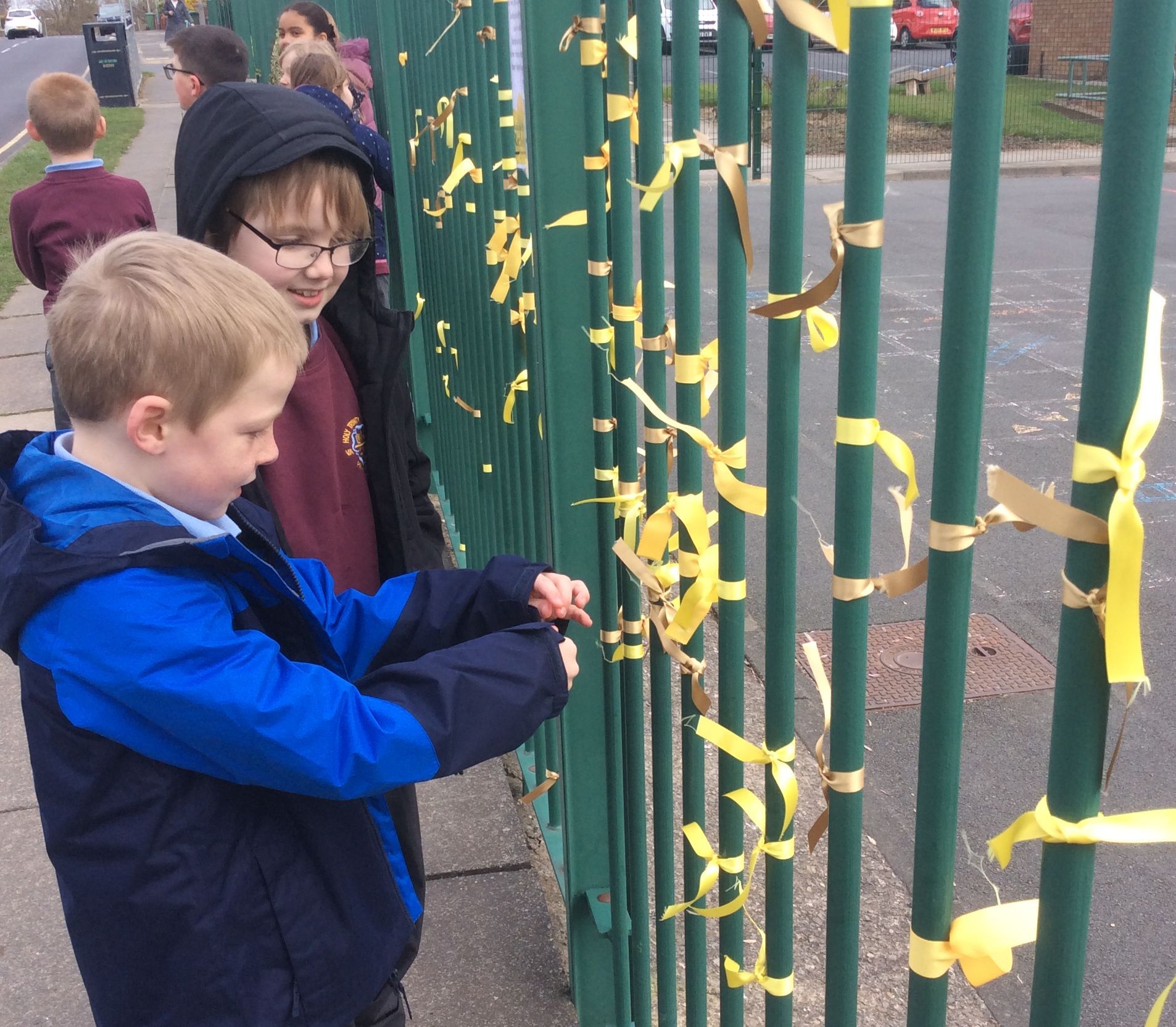 Stockton school children take part in National Day of Reflection