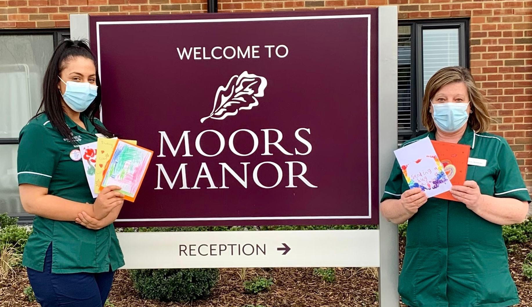 Special delivery of cards and letters to Ringwood care home