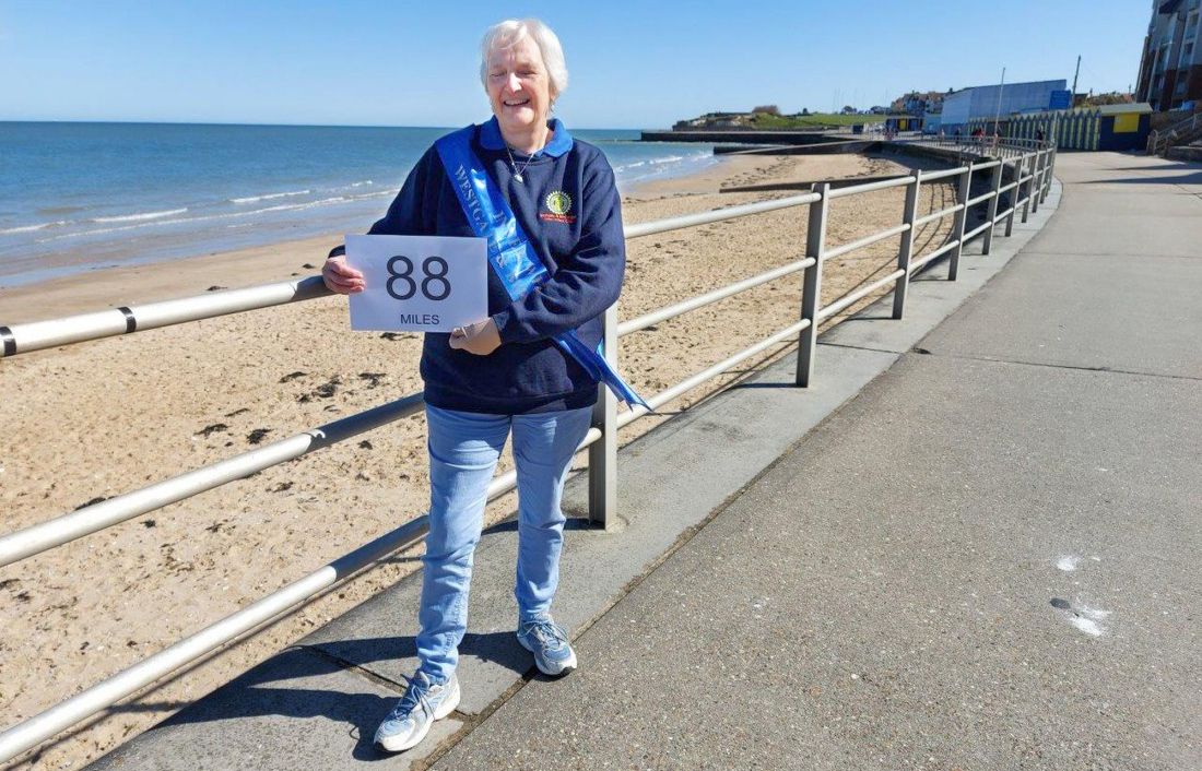 Thanet couple complete 88-mile fundraising challenge