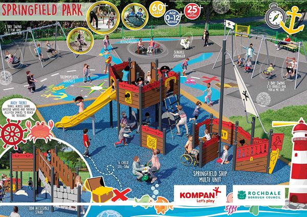 New play area set to make a splash at Springfield Park