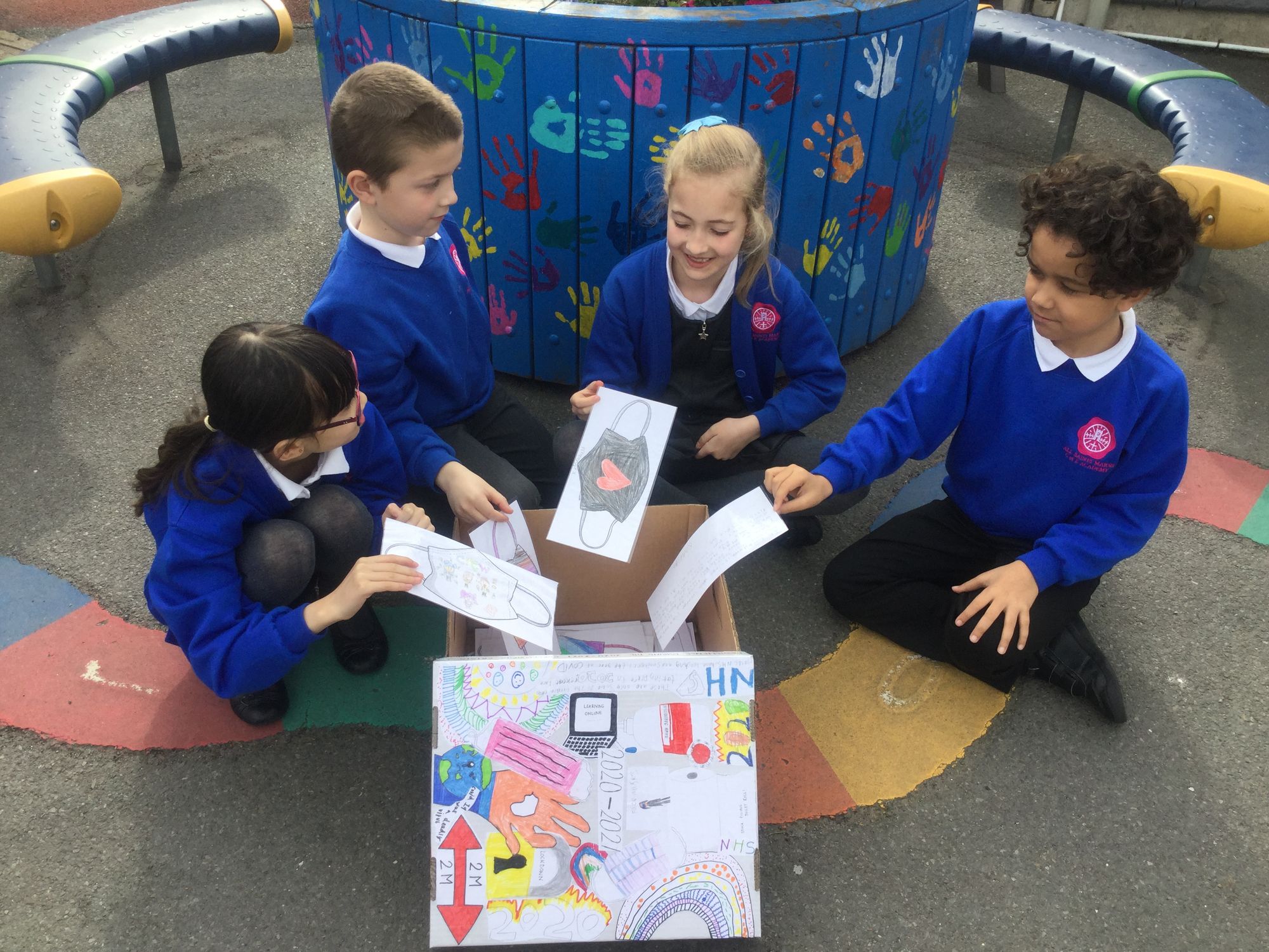 Hidden Covid time capsule will teach Newton Abbot pupils of the future