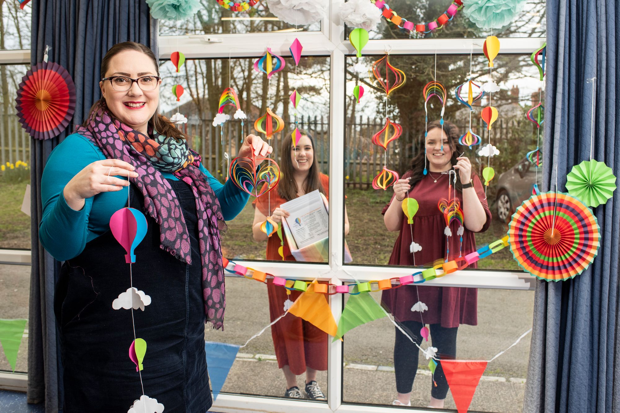 Windows across County Durham are set to be flooded with colour
