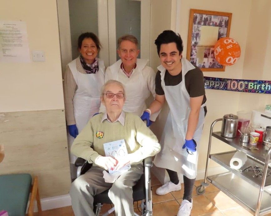 Former World War II RAF veteran celebrates his centenary