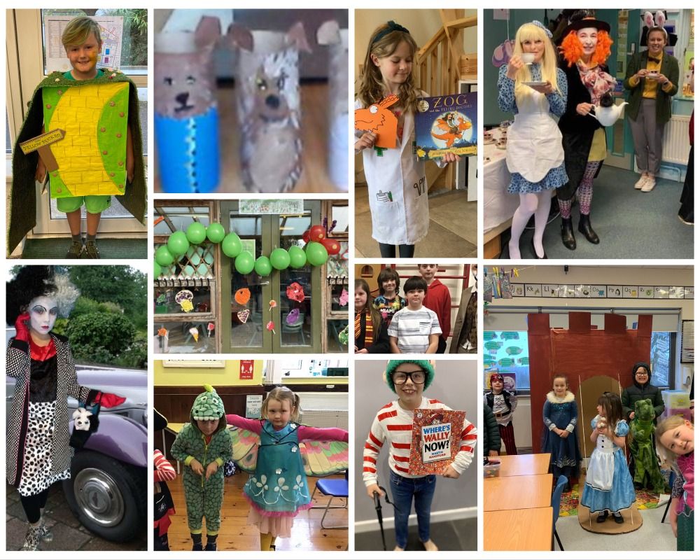 Book characters and creations in North Devon for World Book Day