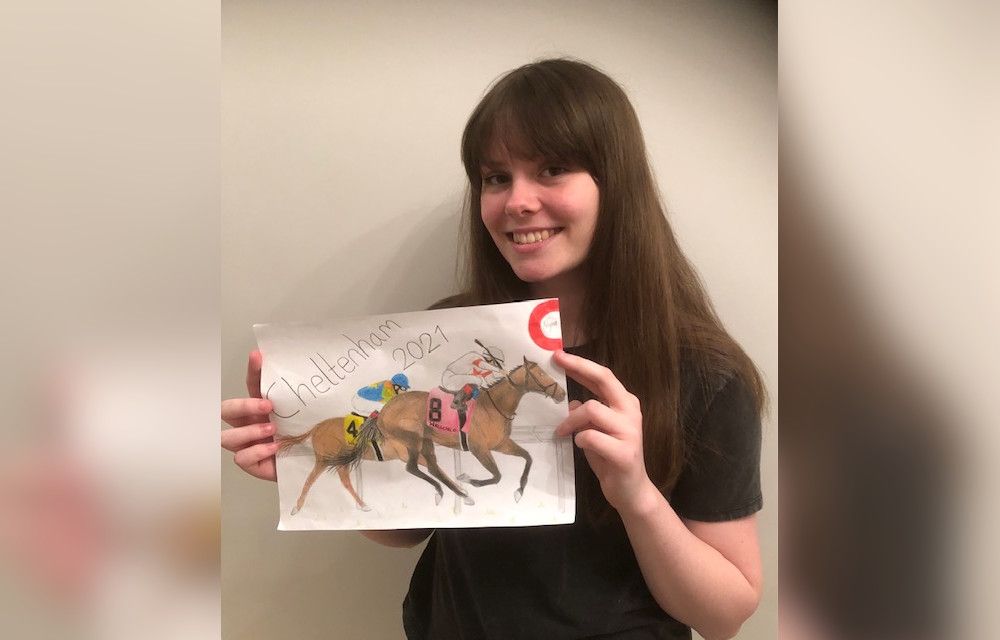 Bushey teenager's drawing design to be celebrated at WellChild Cheltenham Gold Cup