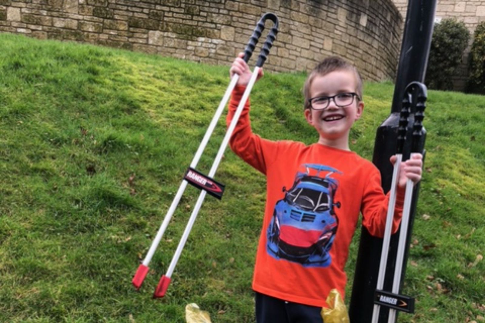 Bath boy's 100 piece litter pick inspired by Captain Sir Tom