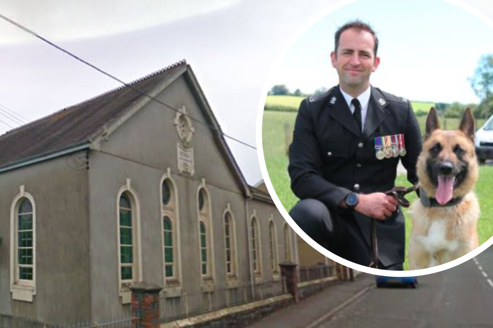 Llanelli police officers' hunch led to missing woman being found inside derelict chapel