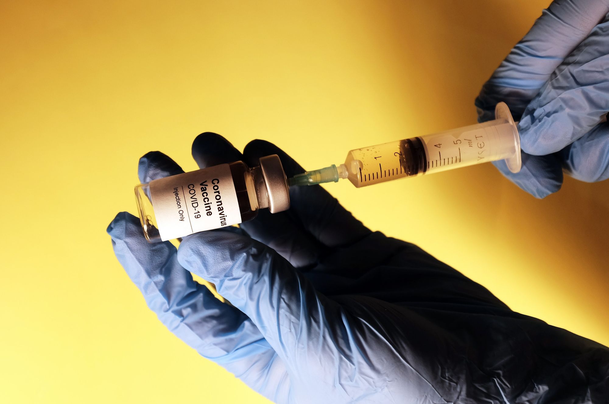 Almost half of British adults vaccinated in 100 days