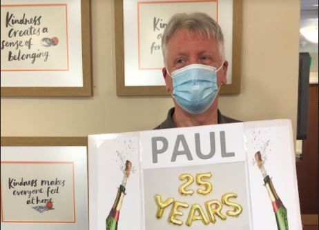 'Top Man Paul' celebrates 25 years at Stoke-on-Trent care home