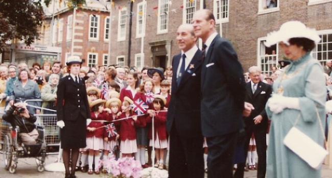The Taxi Charity reflects on Prince Phillip's visit to Worthing in 1979