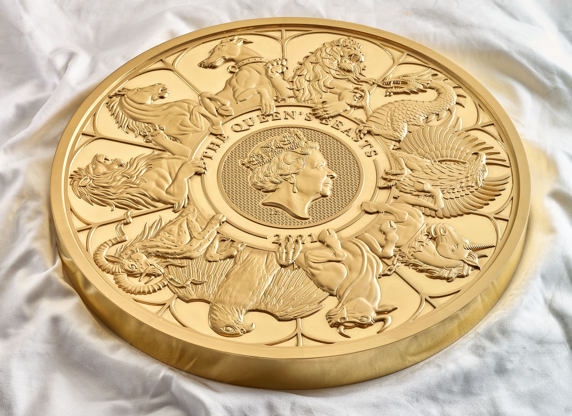 Royal Mint produces largest coin in its 1,100-year history weighing a whopping 10kg