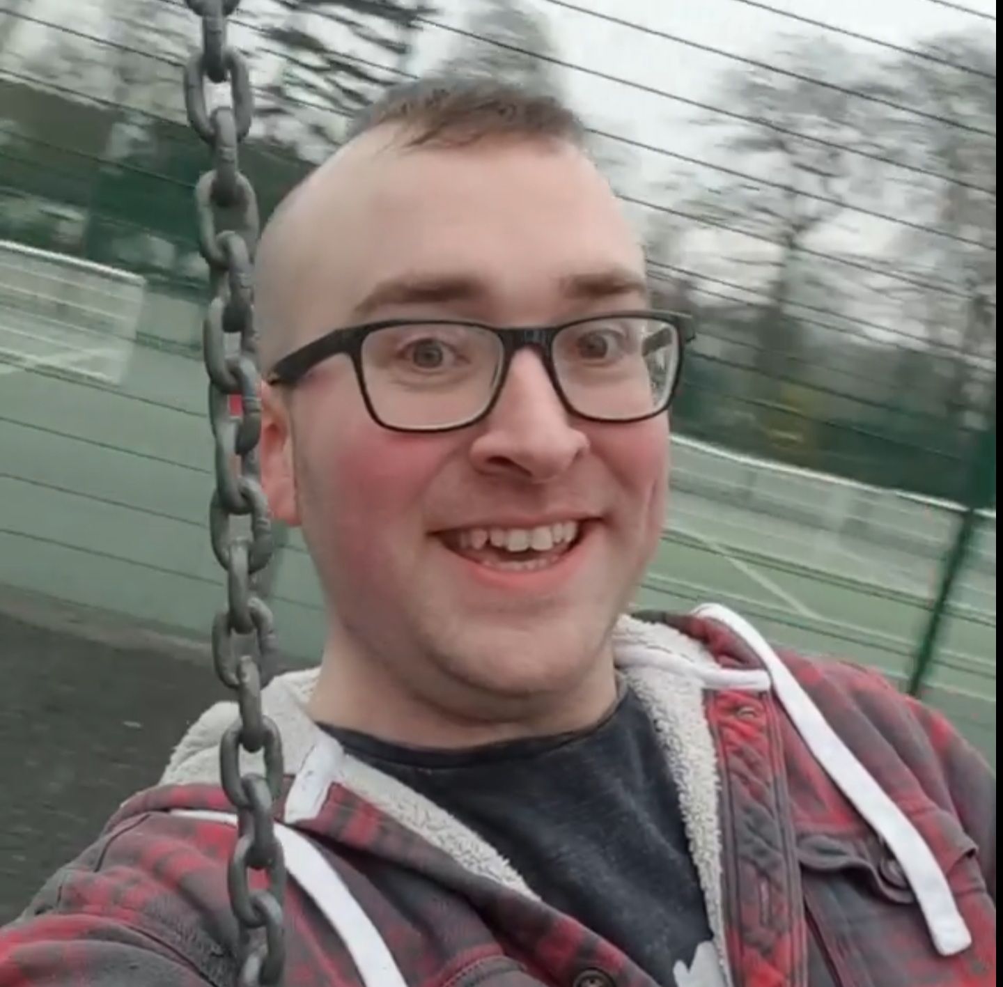 Fundraising wing walk for charity's double daredevil
