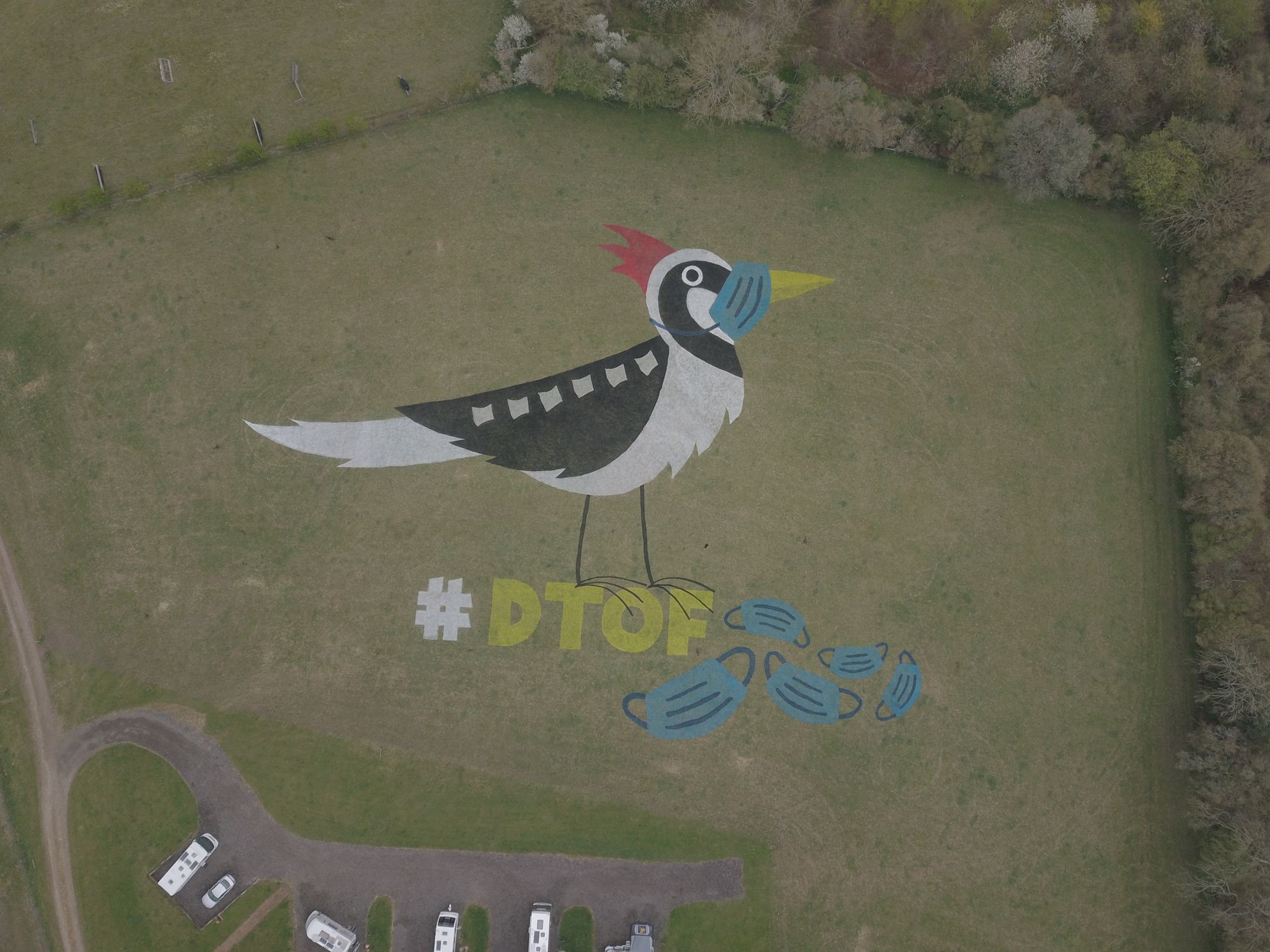 Anti-litter campaign #DTOF returns with football pitch-sized eco artwork as tougher penalties sought