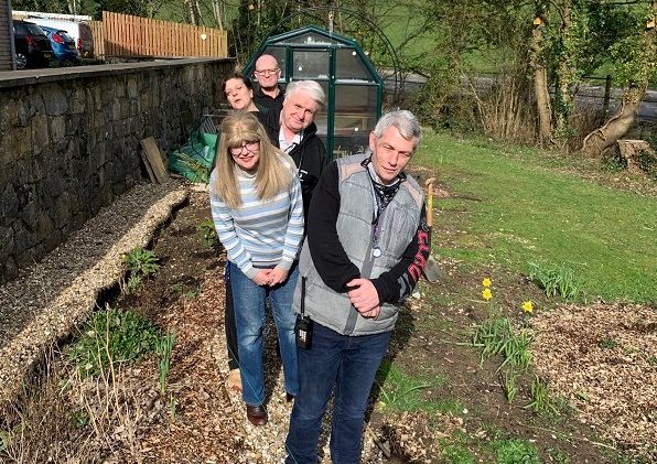 Bridgend community group dig in to help restore 'nature on their doorstep'